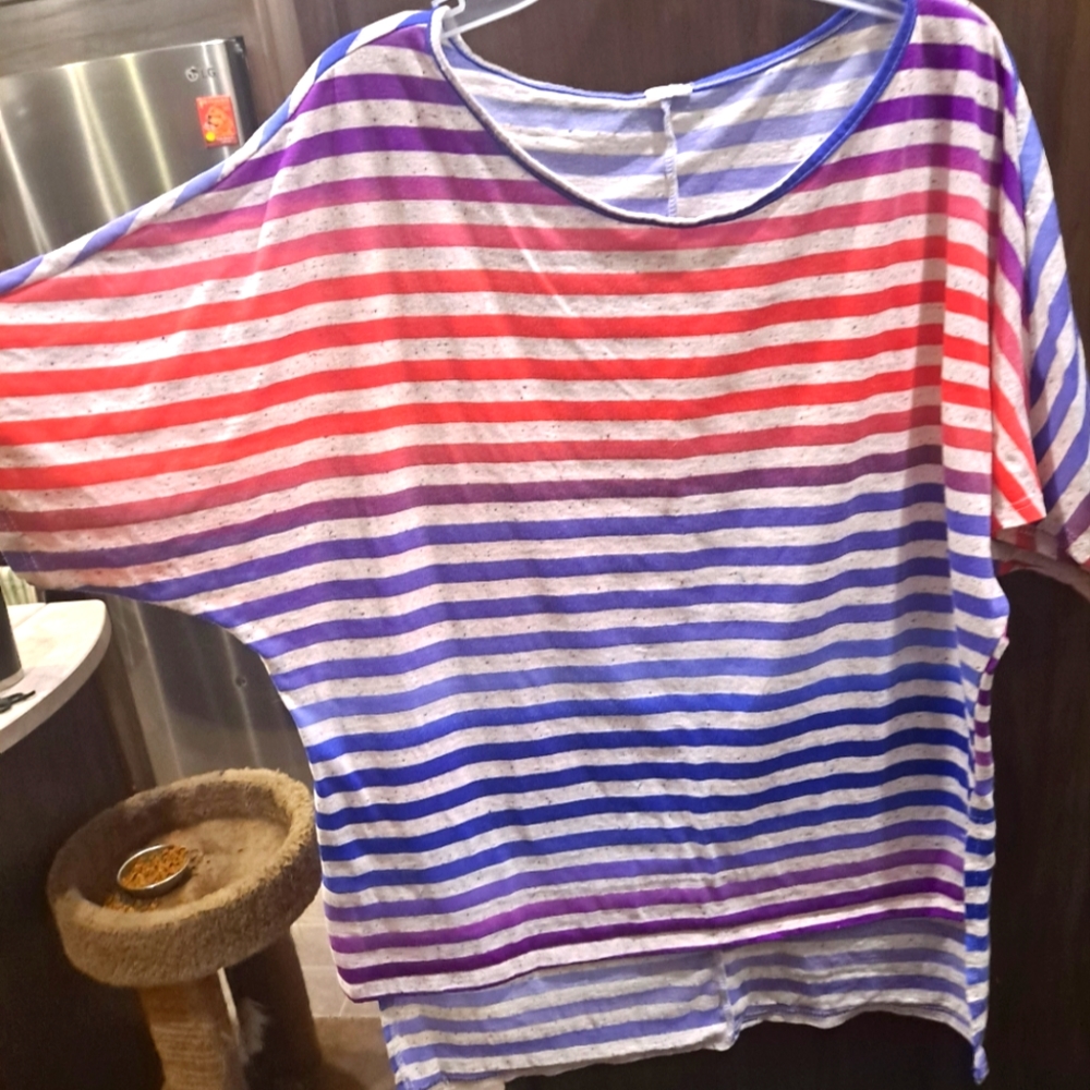 Retro-bright Stripped T-shirt